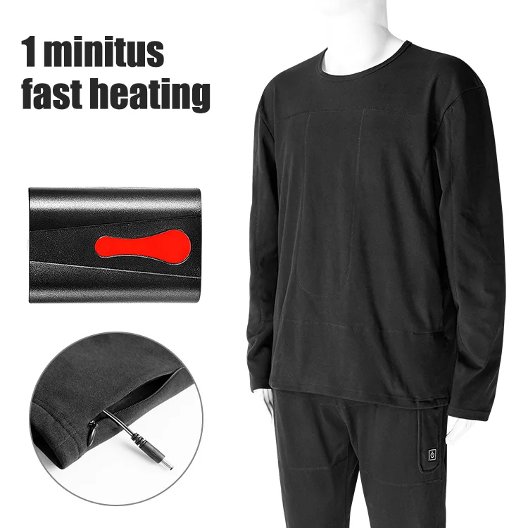 Savior Cold Weather Black Cotton Breathable Soft Knit Base Layer