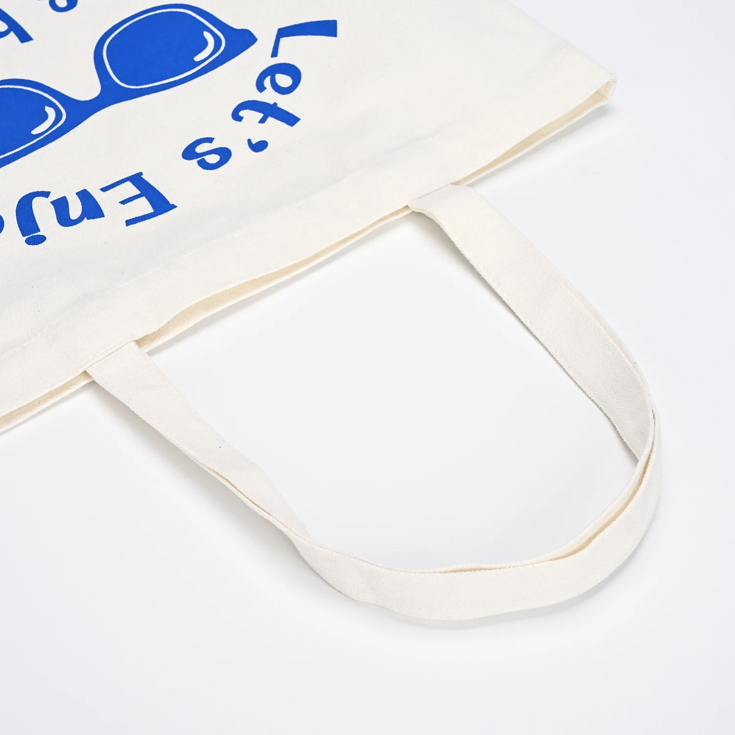 Recycled Cute Fashion Cotton  Women Shoulder Bag With Design Large Reusable Daily Carrying for Work Shopping Cotton Handbag factory