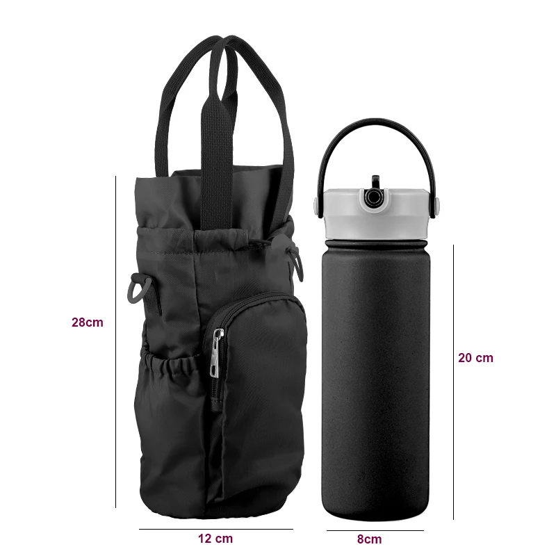 High Quality Factory Directly Sale Customize Stainless Steel Water Bottle with Bag for Outdoor Activities