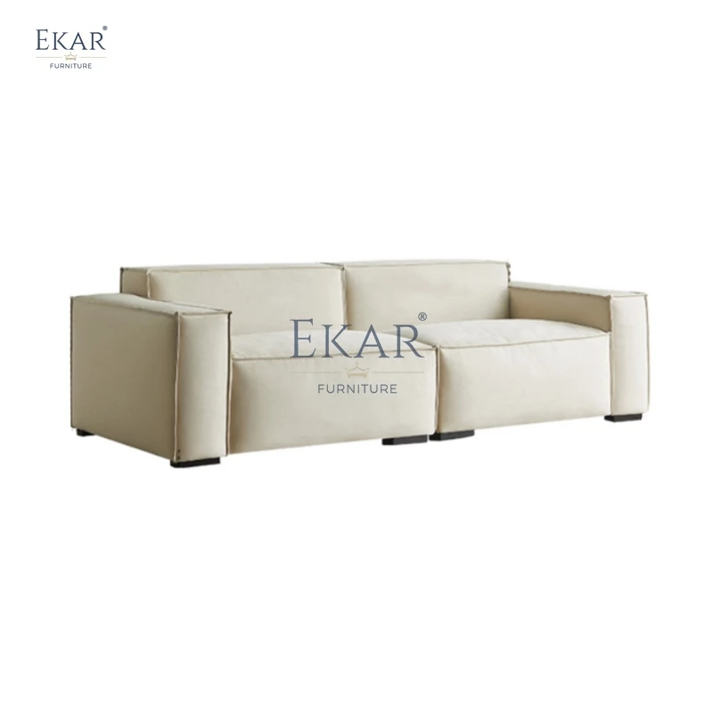 product new design ekar modern tofu block high density foam living room sofa-62