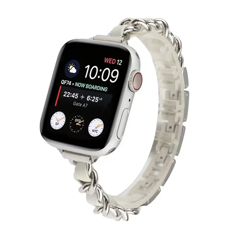 Correa De Apple Watch Para Mujer,Diseño Personalizable,Estilo Minimalista -  Buy De Lujo De Acero Inoxidable Correa De Reloj Apple Watch Banda,Diseño De  Lujo Para Apple Bandas Para Reloj De Cuero,Apple Reloj De