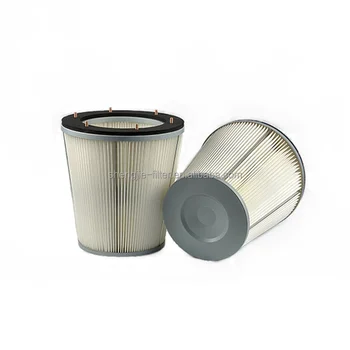 Industrial Dust Air Compressor Filter Removal Cartridge Collector Pleated Cartridge Six Screw Dust Filter Element