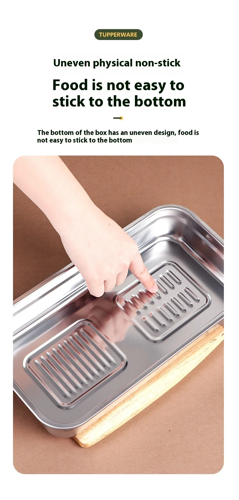 product modern portable stainless steel fresh keeping box square dumpling kitchenware sealed storage for food-14