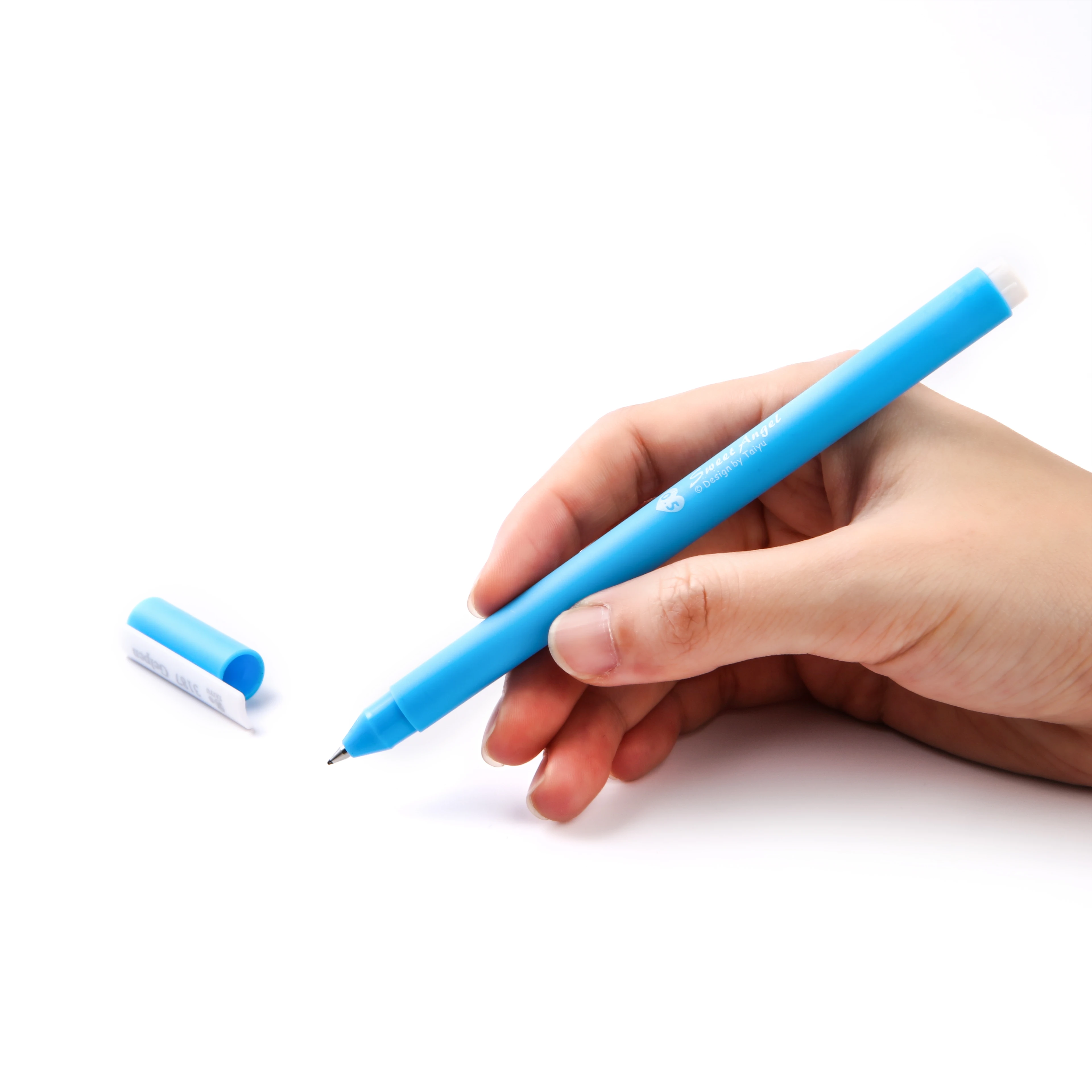 Solid Colour Gel Pen 0.5mm Smooth Writing For Office And School_voghion.com
