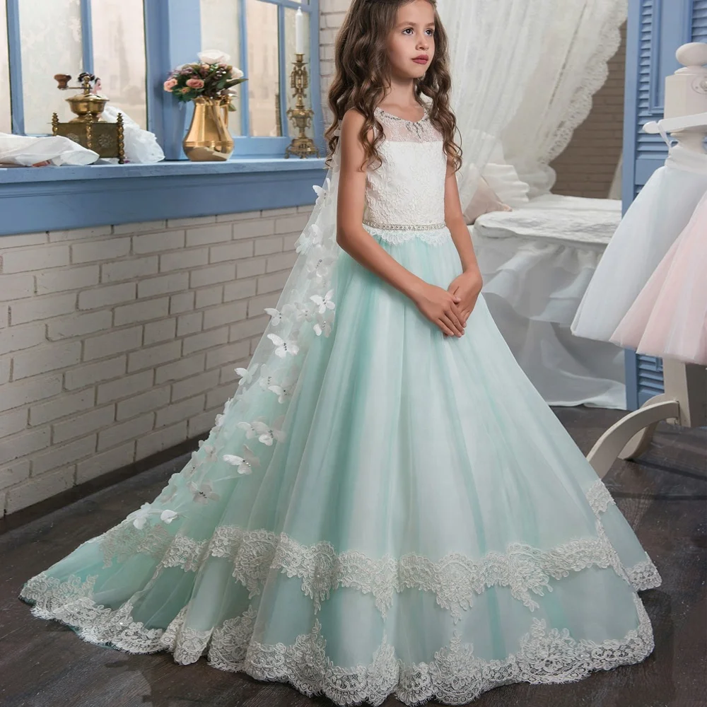 HEVECI Gold Lace Pageant Dress for Girls Flower Girl India | Ubuy