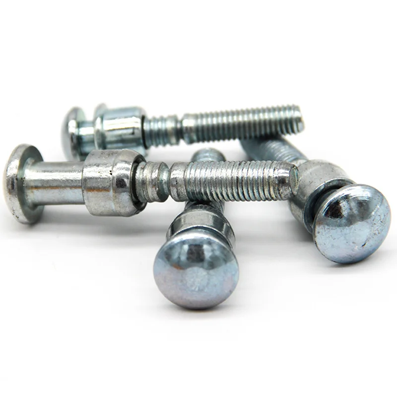 C50L Zinc Plated Steel Round Head  Lockbolt Lockpins Huck Bolt Rivet