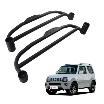 TELLIKA 1998 Wholesaler Steel Running Boards NO jimny logo Sport Side Step for Suzuki Jimny JB23 JB43 JB33 2000 2006 accessories