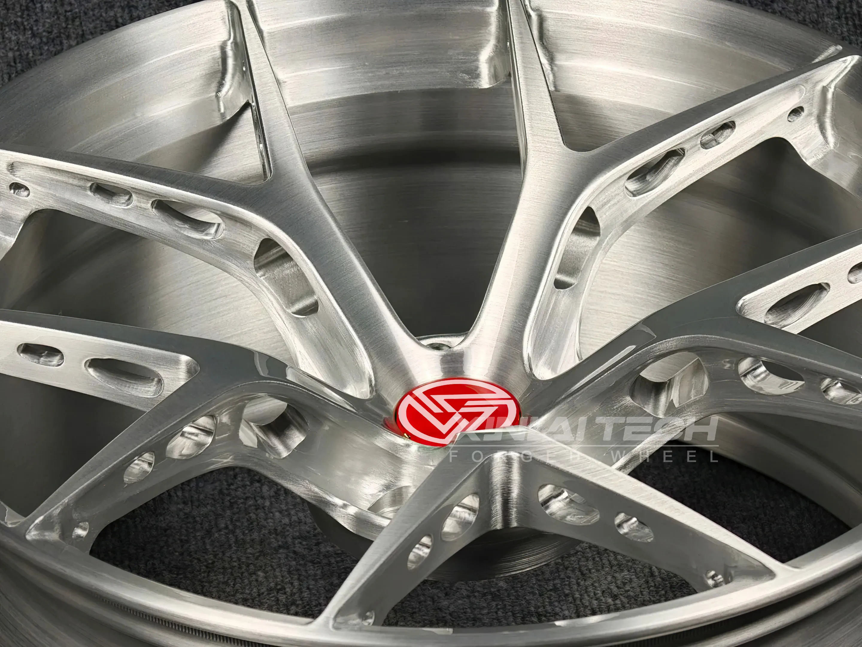 XL Silver Brushed Custom 1 Piece Forged Wheels 5x112 5x114.3 5x120 Deep Concave Wheels 17 18 19 20 21 22 Inch Car Alloy Rims - Image 4
