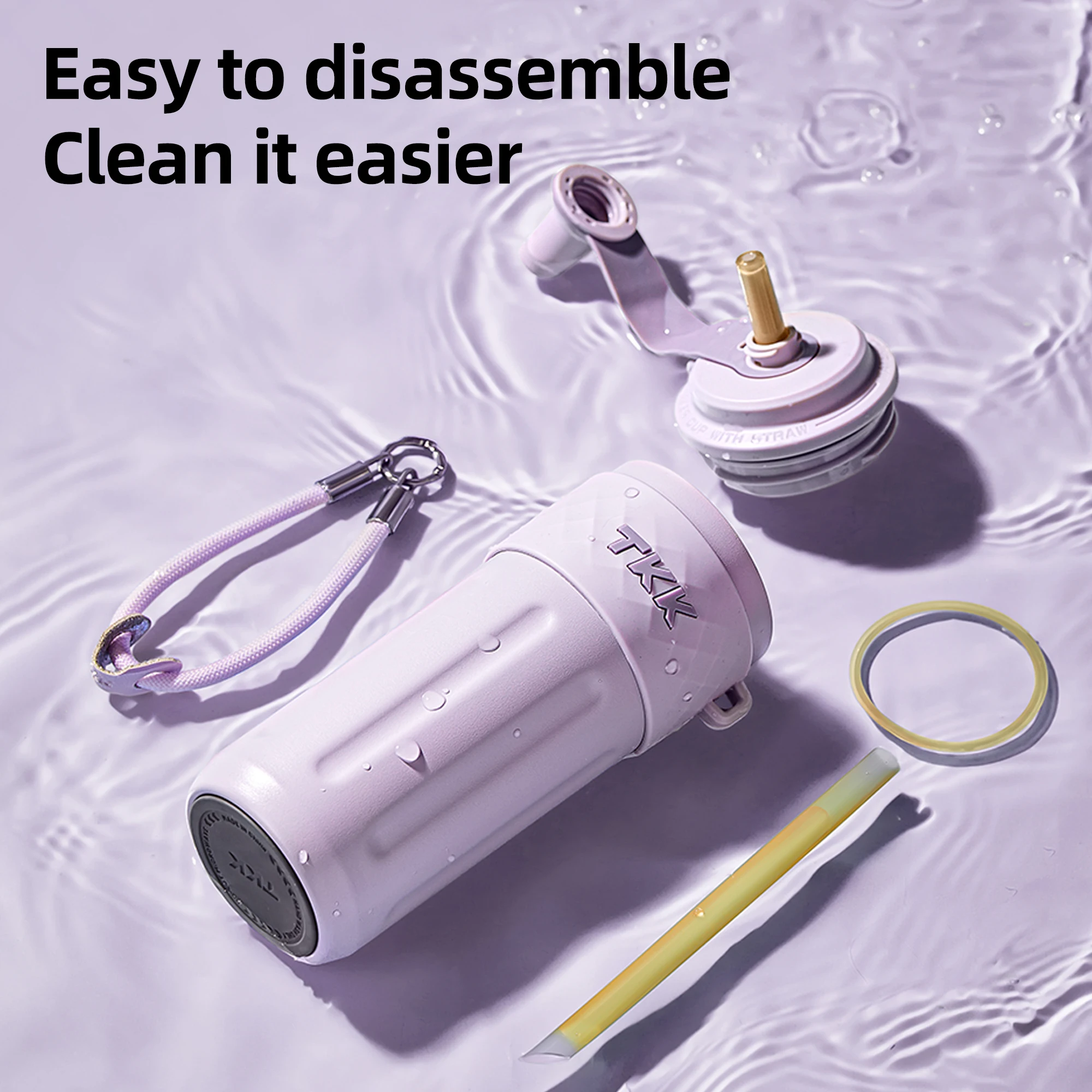 Garrafa térmica esportiva de aço inoxidável com parede dupla de 500ml, personalizada com logotipo de fábrica, ideal para adultos e viagens._voghion.com