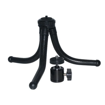 Kaliou Octopus Tripod With Ball Head Flexible Ring Light Tripod for Smart Phone Camera DSLR Projector Ring Light Stand detail image