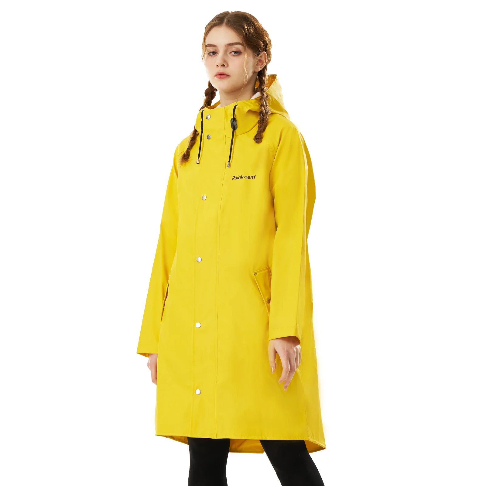 Rainfreem Customized Rain Poncho Raincoats for Men Women Rain