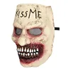 Red and Flesh color Horror Mask
