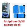 Per iphone X/XS nero con il pacchetto di vendita al dettaglio