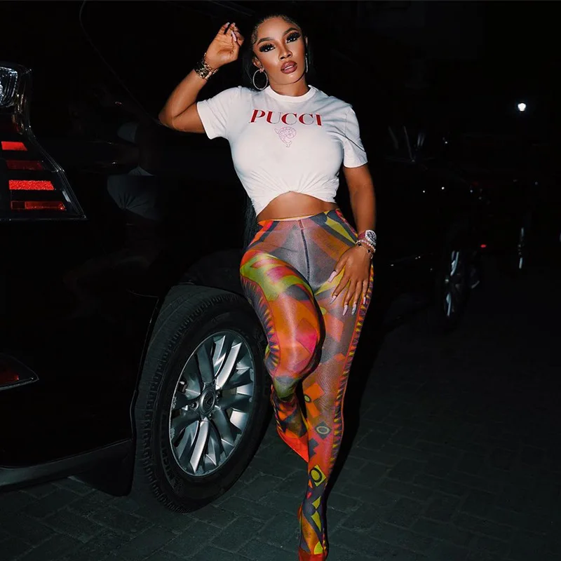 Женские леггинсы с высокой талией и