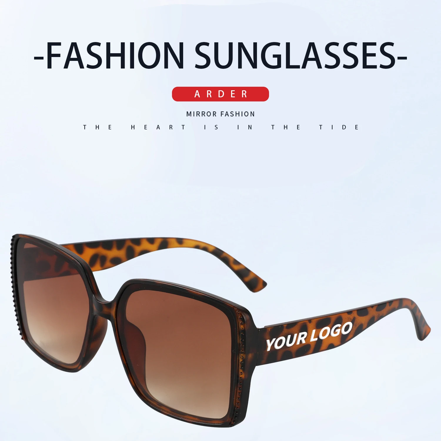 Fashion Trend Sunglasses Advanced Sense Network Red With The Same