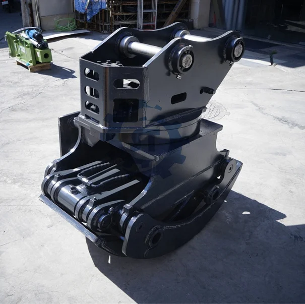 High Quality Excavator Front-end Tools Wood Grabber Hydraulic 360 Rotating Grab for 2-35ton Excavator