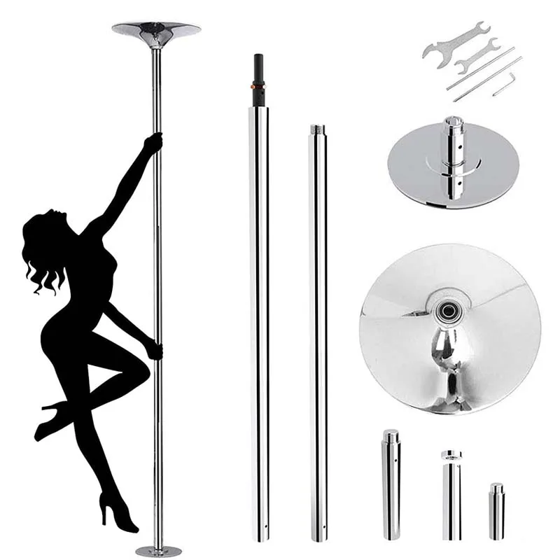 TOPKO sport fitness bar Portable Adjustable Height pole dance dancing ...