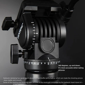 YUNTENG-VCT-6006 Professional Hydraulic Head Aluminum Tripod detail image