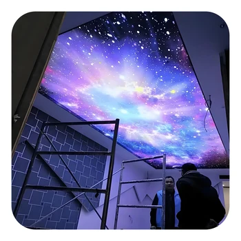 2024 Guangdong China Soft Film Ceiling Transparent Film fabric pvc ceiling film soft led light box wholesale