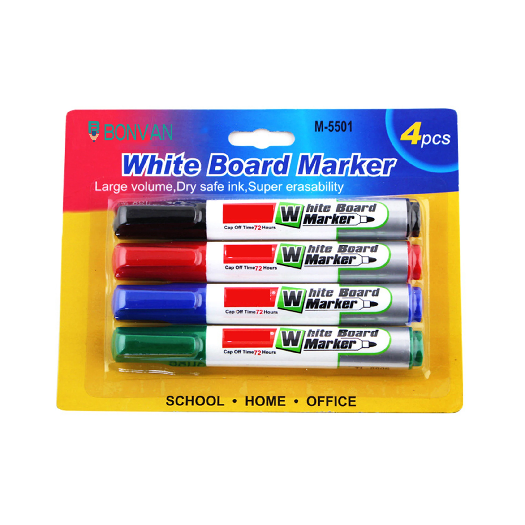 Assorted Colors Whiteboard Pens Custom Bulk Pack Dry Erase Whiteboard