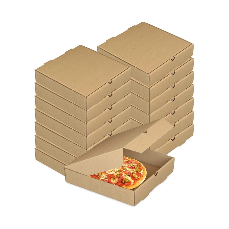 Wholesale Pizza Box Package Carton Supplier Custom Design Printed Packing Bulk Cheap Pizza Boxes With Your Own Logo