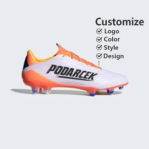 Custom OEM Professional Breathable Fashion Youth Football Cleats High Quality Tf Soccer Shoes