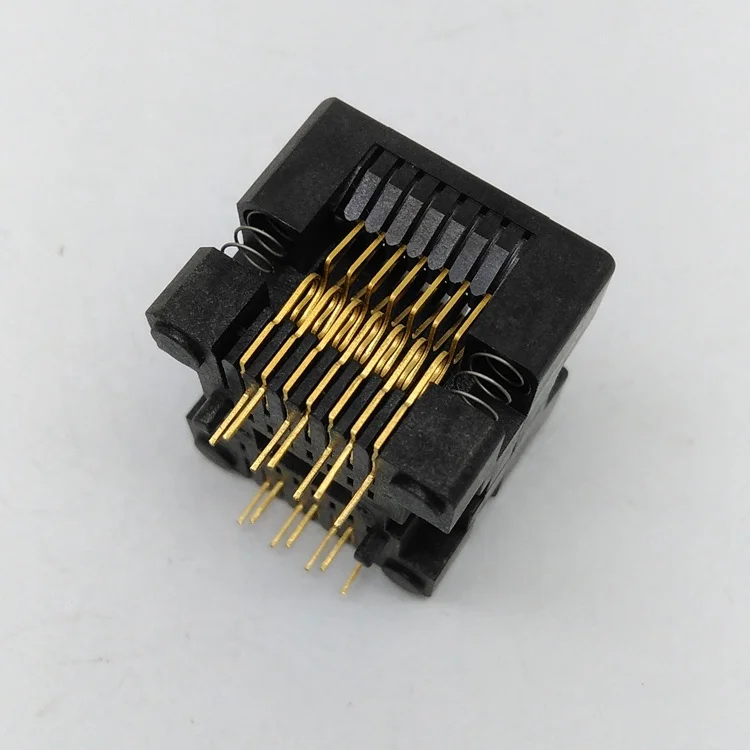 Taidacent SOP14 Aging Burn in Socket Test Socket Conversion Block OTS-16-1.27-03 Programming Block SOP 14 Pin IC Socket