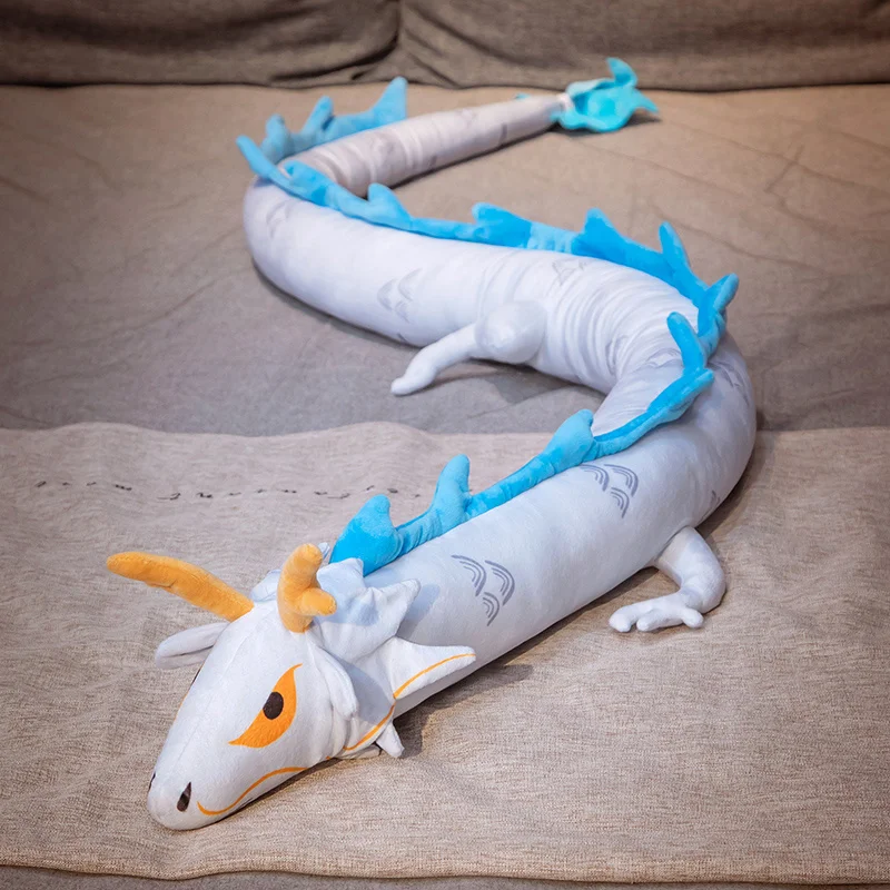 2.2m Long Cartoon Dragon Plush Pillow - Stuffed Dragon, OEM/ODM