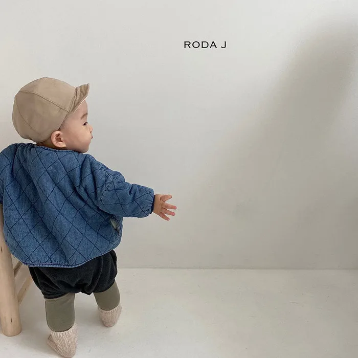 Y109025 Autumn Winter Kid Baby Cute Denim Jacket Casual Baby Boys Diamond Girl Printing Warm Clothes