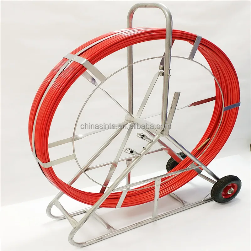 6mm 500FT Fish Tape Fiberglass Reel Stand Duct Rodder Cable Puller Rod Fish  Tape Puller Continuous Wire Cable Running Rod - China Duct Rodder, Cable  Rodder