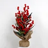 petit arbre floqué rouge