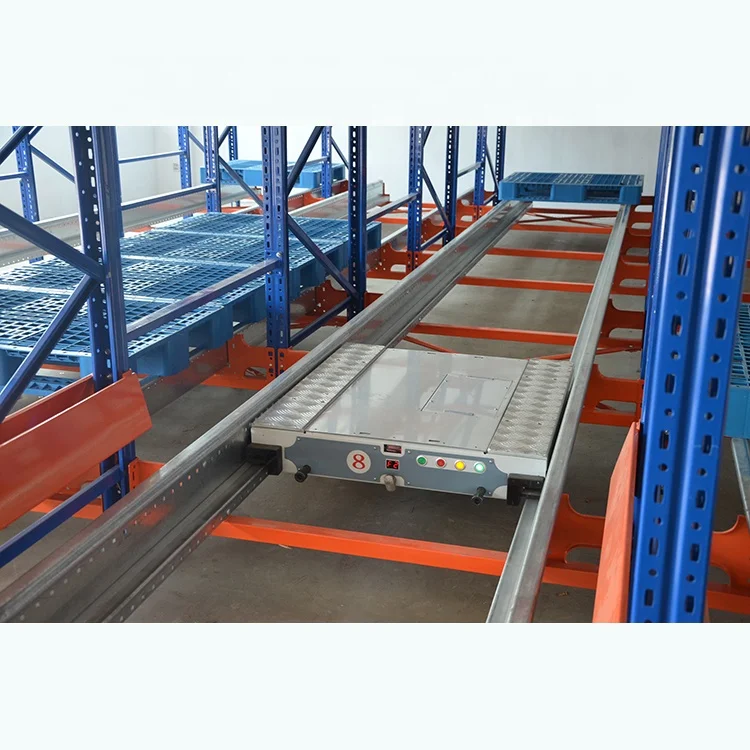 Shuttle Rack Selective Automatic Warehouse Storage Pallet Racks Radio Shuttle Rack System for High Density