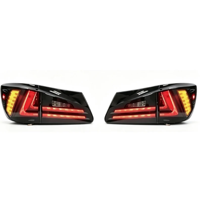 Tail Light Assembly with LED for Toyota Lexus IS 2006-2012 IS250 IS350 XE20 2020+ Sport Style Modified Conversion Kit