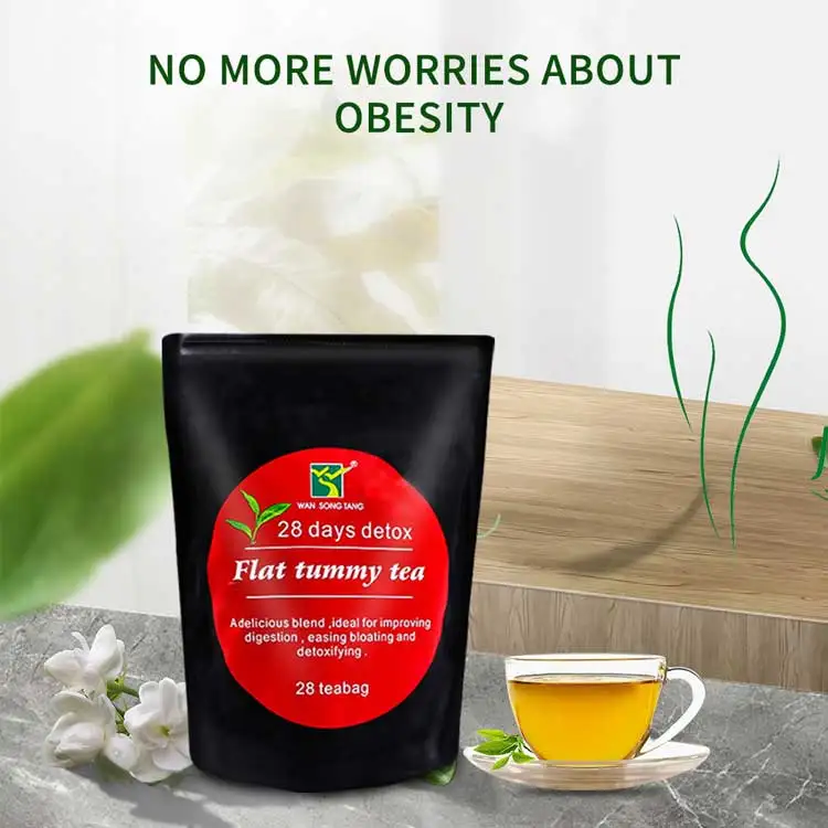 Tesco T2 Fast-Acting Organic Detox Slimming Tea ISO-Certified Vitamins Encapsulated Packaged in Box for Home Weight Loss