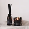 Leopard Print Glass Jar Reed Diffuser