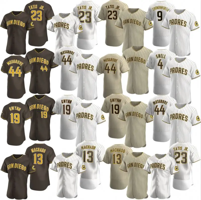 Wholesale wholesale in-stock San Diego Baseball Jersey 13 Manny Machado 23 Fernando  Tatis Jr Padre Shirts From m.