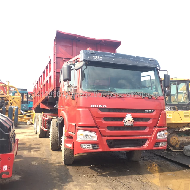 Howo Used Dump Truck For Sale Tipper 8×4 45ton Capacity for sale 371 375 336