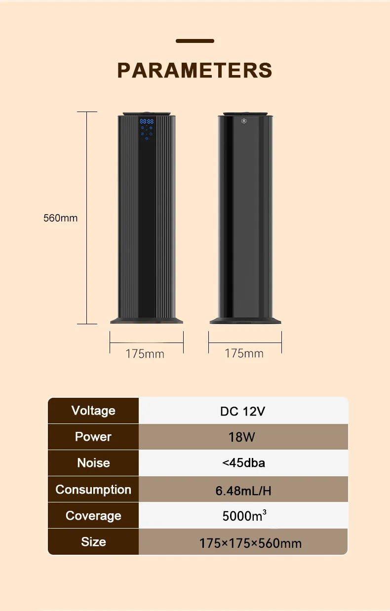 CNUS S3000TF Essential Oil Hotel/Commercial Bathroom/Office HVAC Air Freshener Scent Diffuser Machine System factory