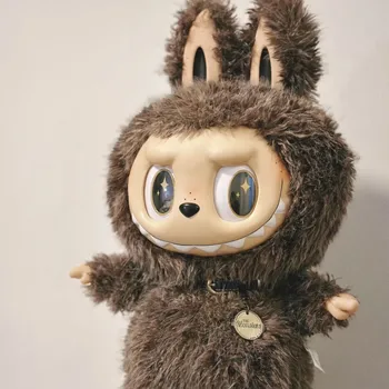 Original 58 cm Big boss Zimomo Plush Figure Large Size Labubu Vinyl Collection Model Toy