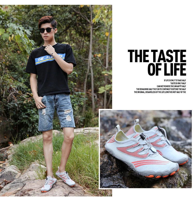 Новое поступление 2020, резиновые неопреновые дышащие сетчатые пляжные кроссовки для горных походов и воды, спортивные мужские кроссовки для дороги и бега