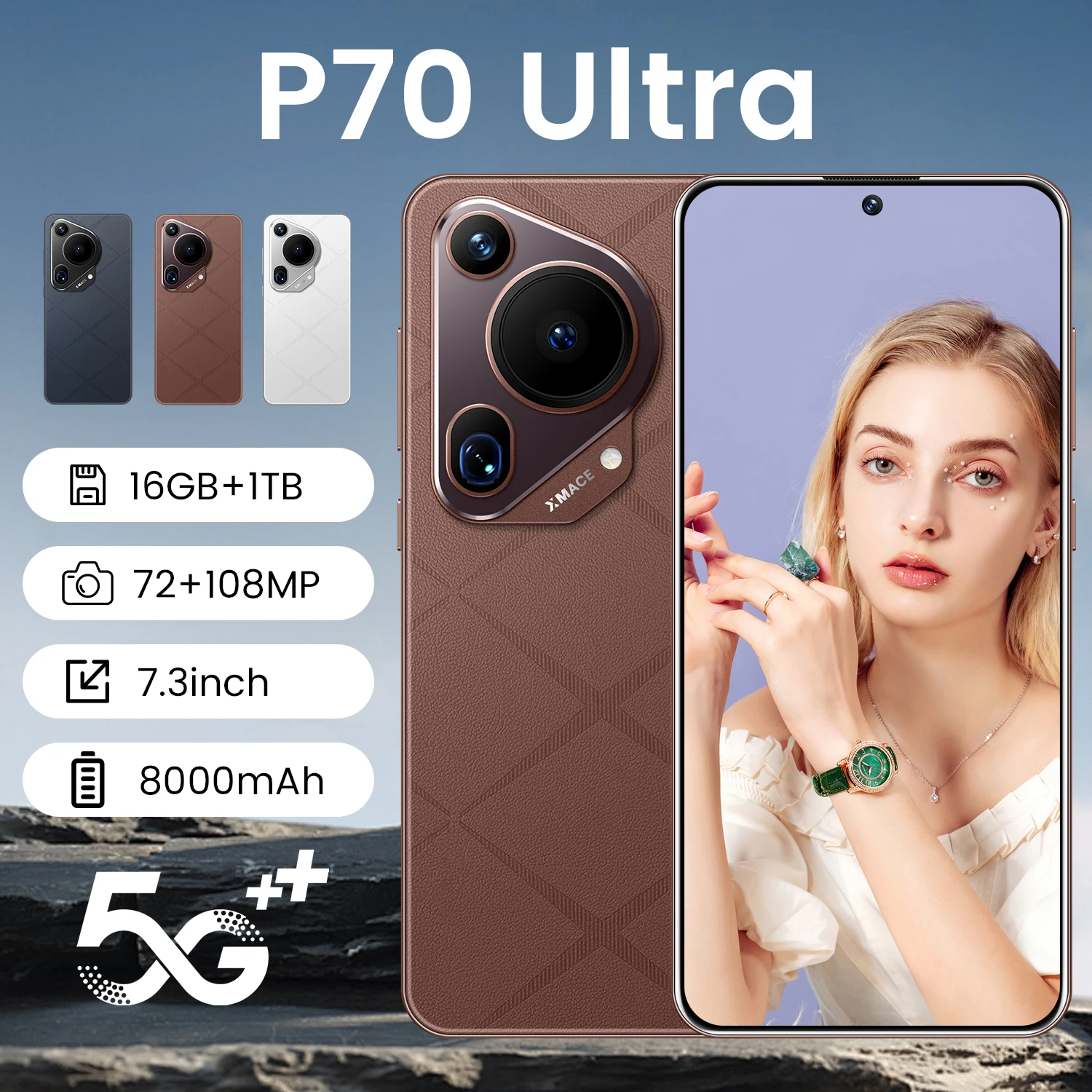 2024 New Style 5G P70 Mobile Phone Original Realme Mobile Phones 4g Tecnopor
