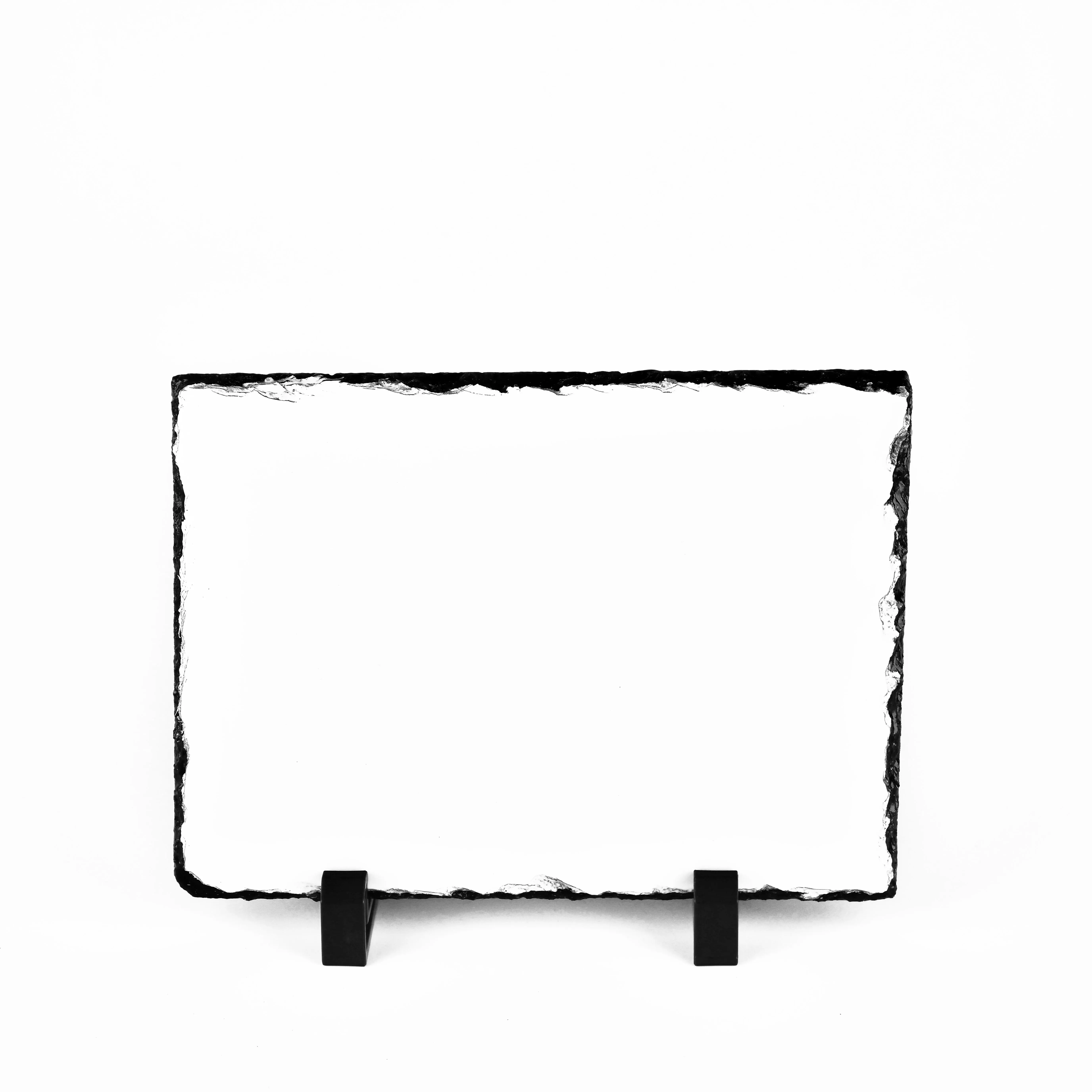 USA Warehouse Custom Photo Frame Personalized Home Decoration Modern Photo Printing Slate Plate Sublimation Blank Rock Slate