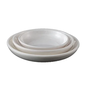 Factory Wholesale restaurant tableware seasoning white melamine soy sauce dish