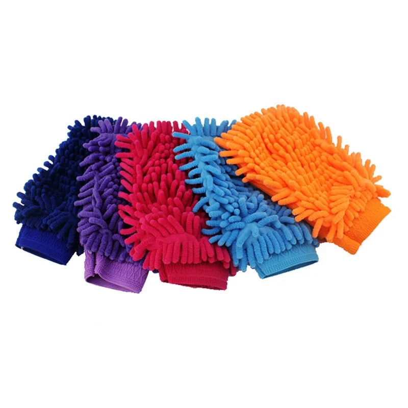 Microfiber Washable Car Washing Cleaning Gloves Tool Car Washer Mitt Cleaning 