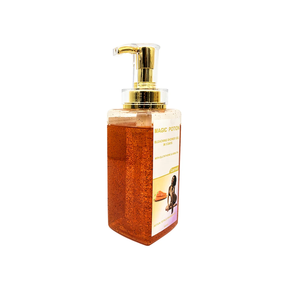 Gold Potion Magique Gel Douche Gommage Exfoliant limine les Impurets au  Glutathion Arbutine| Alibaba.com