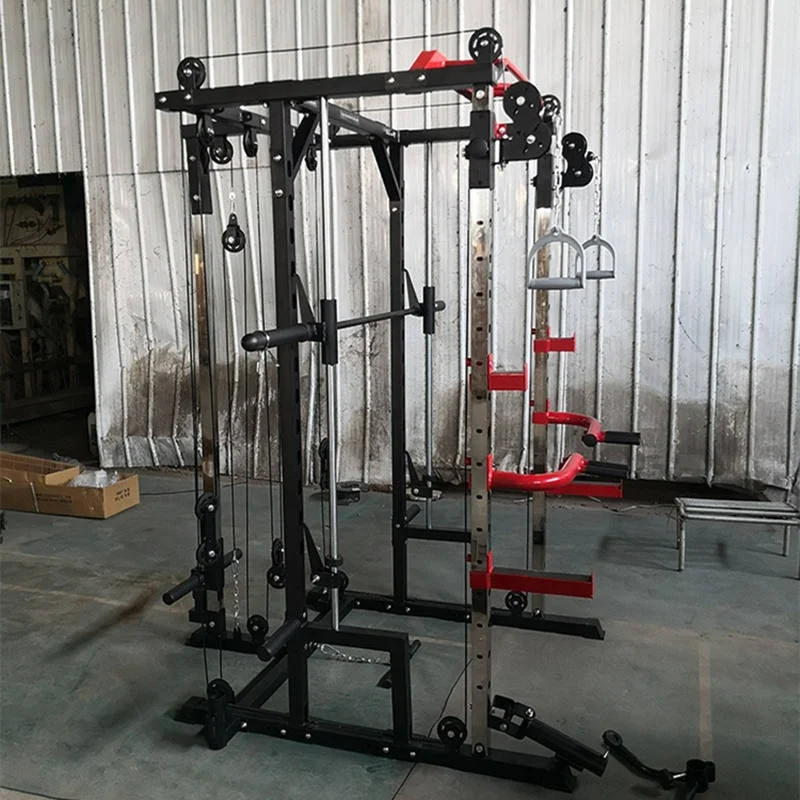 Mutli Function Station Squat Rack Power Tower Multifunctional Gym Wholesale Functional Trainer Smith Machine for Sale