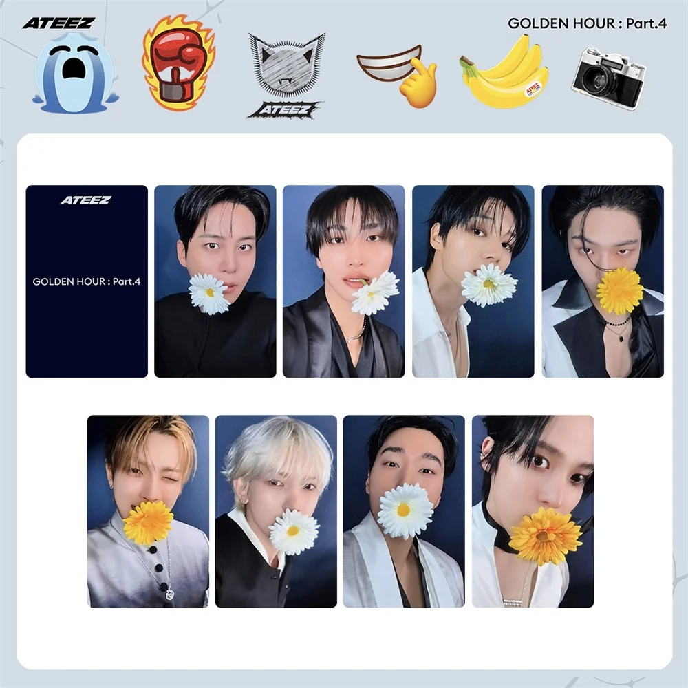 ATEEZ 13th Album GOLDEN HOUR Part4 MAKESTAR Card Hongjoong