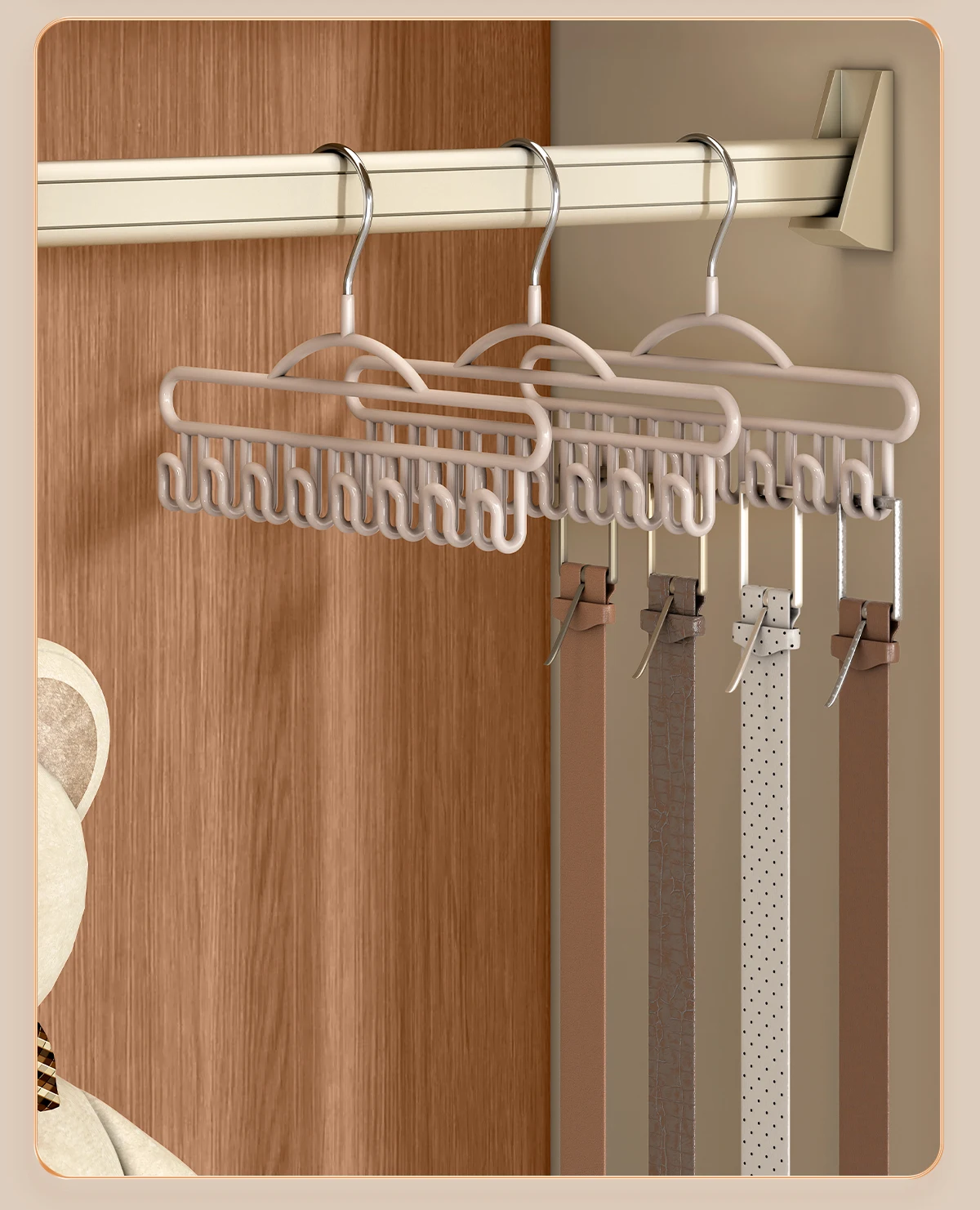 SOLELY Factory's Hot Sale  Multifunctional PVC coating hanger hook Wardrobe Balcony Bathroom