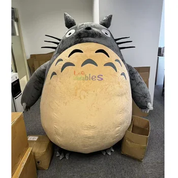 Funny toys cartoon character inflatable totoro mascot costume moving cat mascot costume adult suit for sale