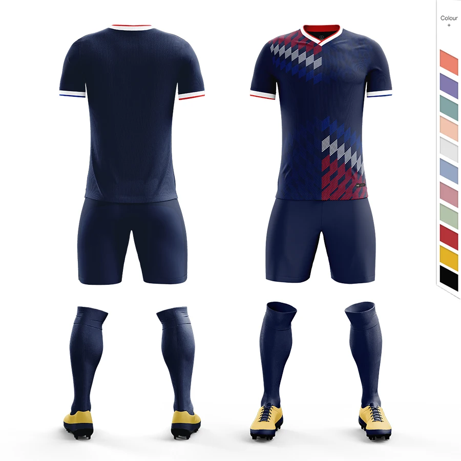 Source 2022 wholesale Men custom Soccer sublimation Jersey design